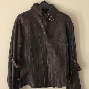 Double D Ranch Leather Jacket